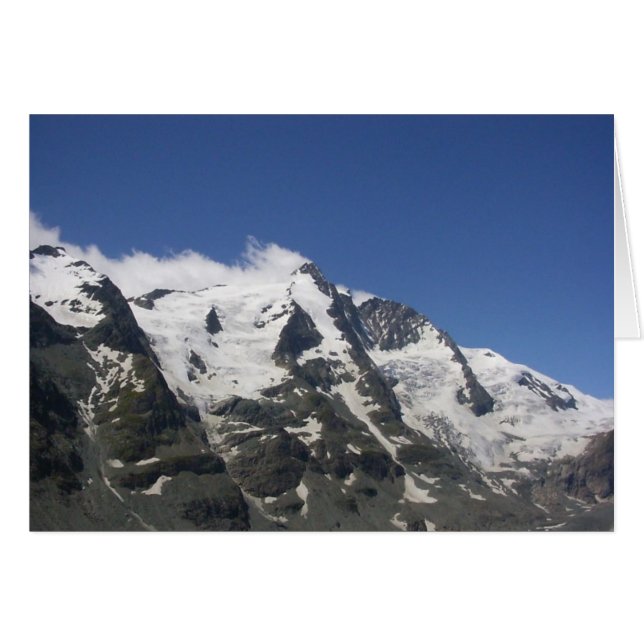 Grossglockner Hälsningskort (Framsidan Horizontal)