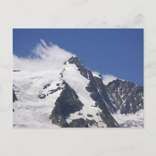 Grossglockner, österrikiska Alpernor Vykort (Framsida)