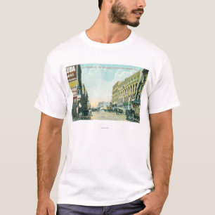Grossistområdesplats på den Los Angeles gatan Tee