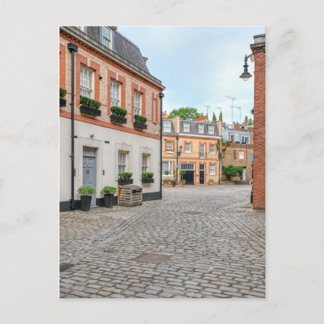 Grosvenor Gardens Mews, Belgravia, London Postcard Vykort (Framsida)