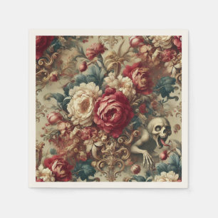 Groteque - Gothic Blommigt Pillow Pappersservett