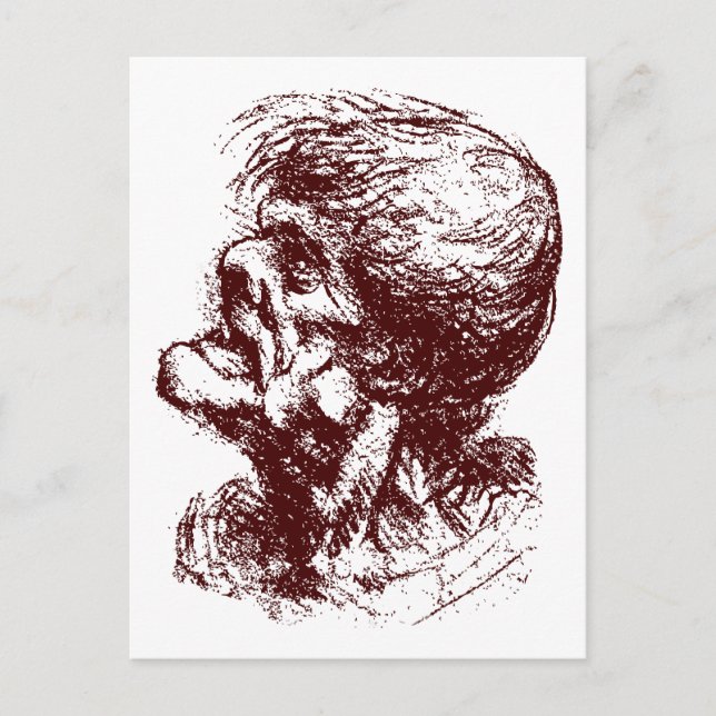 grotesk man 2 vykort (Framsida)