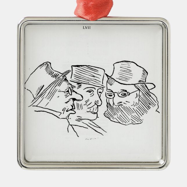 Groteskar Julgransprydnad Metall (Framsidan)