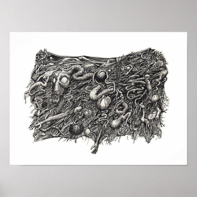 Grotesque Number 1, av Brian Benson, Poster (Framsidan)