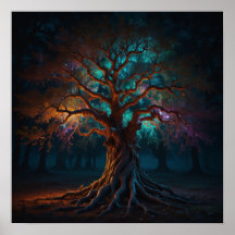 Grotesque Ornate Binary Träd Entity Twisted Gren