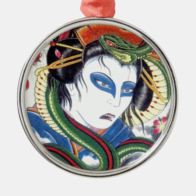 Grotesque & Snake Julgransprydnad Metall (Framsidan)