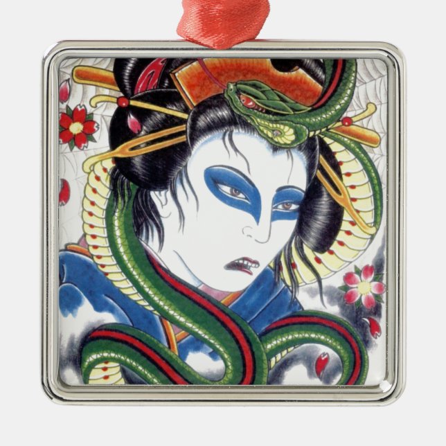 Grotesque & Snake Julgransprydnad Metall (Framsidan)