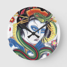 Grotesque & Snake Rund Klocka