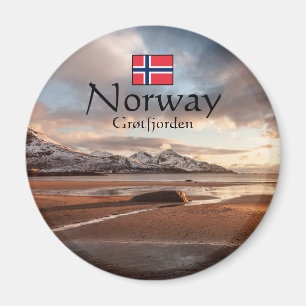 Grotfjorden Norge Souvenir Magnet