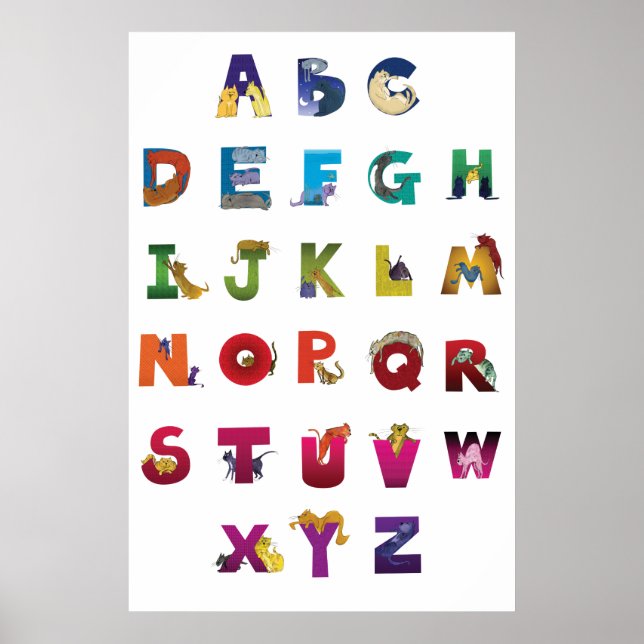 Grotke Alphabet Cats Poster (Framsidan)