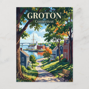 Groton, Connecticut, USA USA Vykort