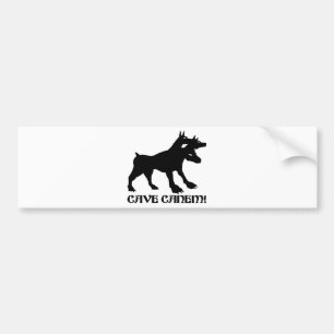 GROTTA CANEM - AKTA SIG AV HUNDlatin Bildekal