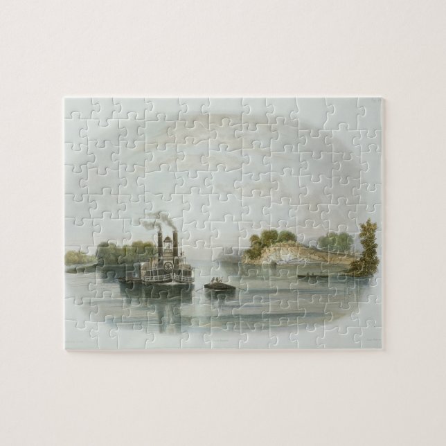 Grotta-i-Sten beskådar på Ohio, pläterar 7 från Pussel (Horisontell)