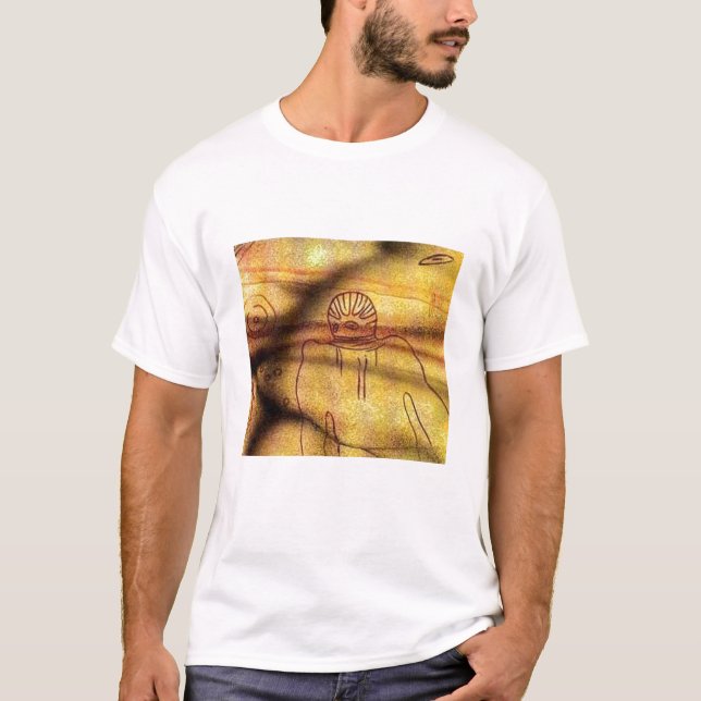 grotta som drar c.6000 bc t-shirt (Framsida)