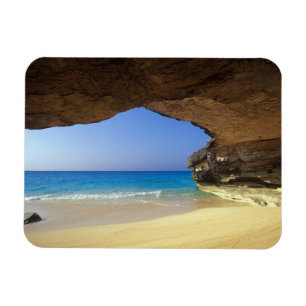 Grotta vid French Bay, San Salvador Island, Magnet