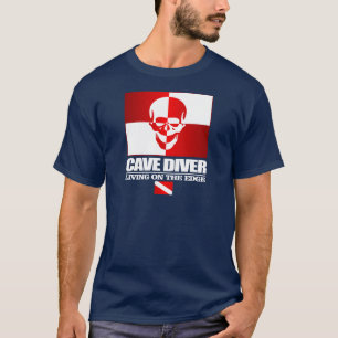 Grottadykare - bo på kantdräkten t-shirt