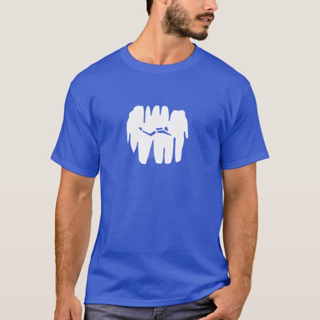Grottadykning i Yucatánen! (Textless version) Tee Shirt (Framsida)