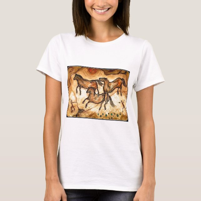 Grottahästar ** t-shirt (Framsida)