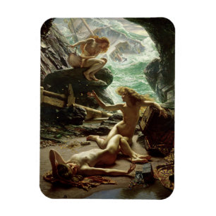 Grottan av stormen Nymphs, 1903 (olja på kanfas) Magnet