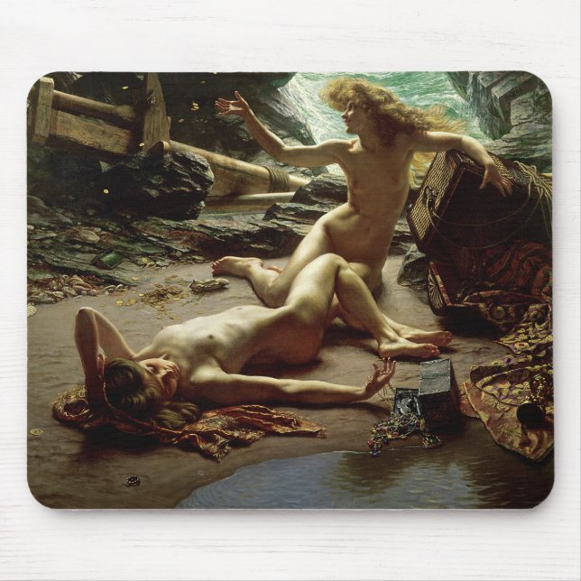 Grottan av stormen Nymphs, 1903 (olja på kanfas) Musmatta (Framsidan)