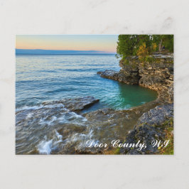 Grottan pekar, Door County, WI-vykort Vykort
