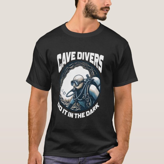 Grottdykning T Shirt (Framsida)