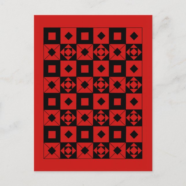 Grotte Celoni - röd Vykort (Framsida)