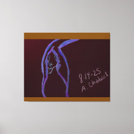 Grottmålning sträckt canvas