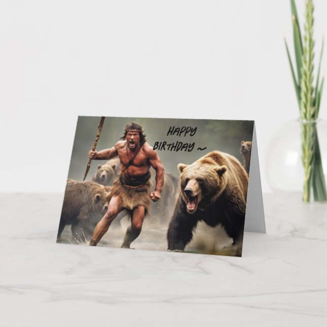 GROTTMAN BIRTHDAY CARD TACK KORT (Framsida)