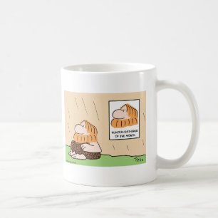 grottman för jägareihopsamlaremånad kaffemugg