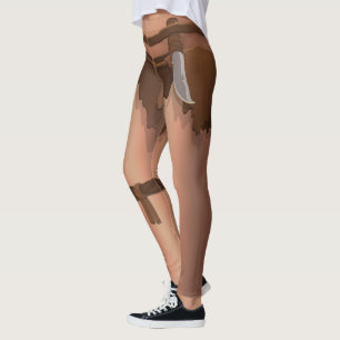 Grottman Leggings Halloween Costume Byxor