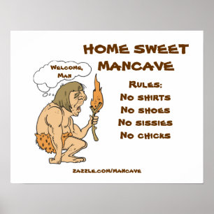 GrottmanMancave regler Poster