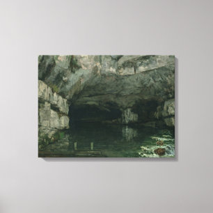 Grottoen av Louen, 1864 Canvastryck