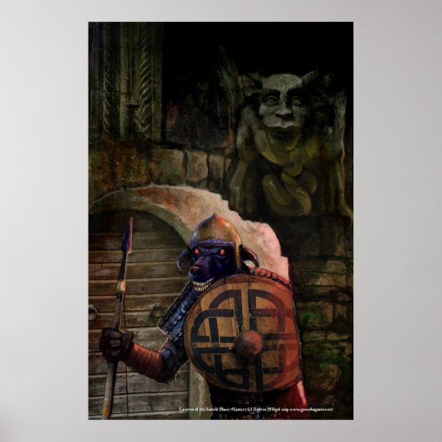 Grottor av Kobold Slave Masters Poster (Framsidan)