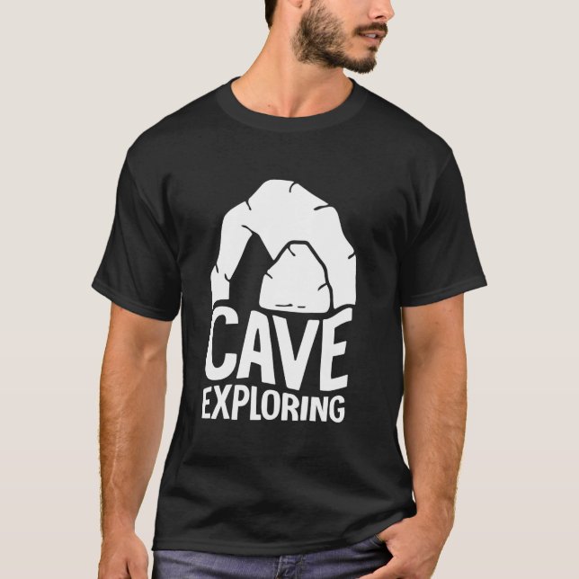 Grottutforskning T Shirt (Framsida)