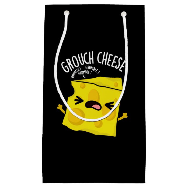 Grou-ost Funny Cheese Pun Mörk BG (Framsidan)