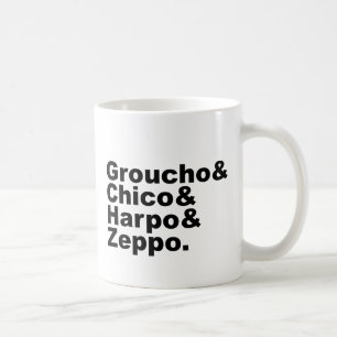 Groucho & Chico & Harpo & Zeppo Kaffemugg