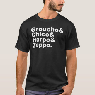 Groucho & Chico & Harpo & Zeppo T-shirt