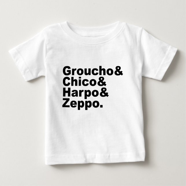 Groucho & Chico & Harpo & Zeppo Tee Shirt (Framsida)