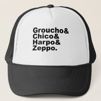 Groucho & Chico & Harpo & Zeppo Truckerkeps