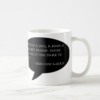Groucho Marx citationsteckenmugg Kaffemugg