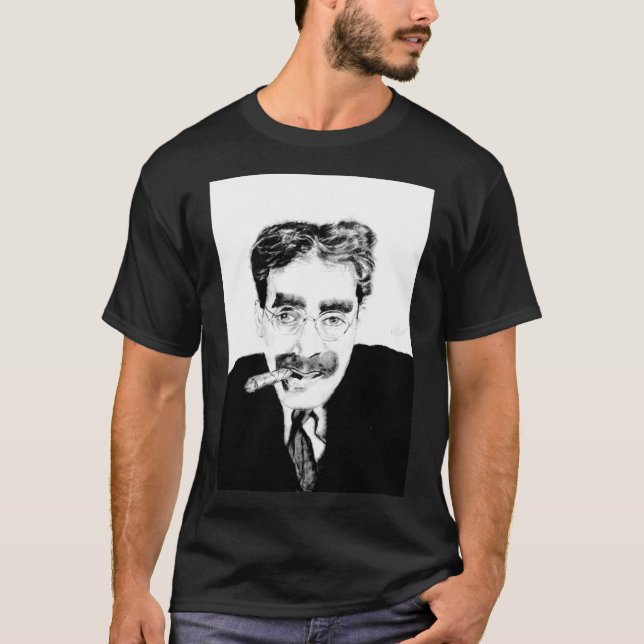 Groucho Marx Classic T-Shirt (Framsida)
