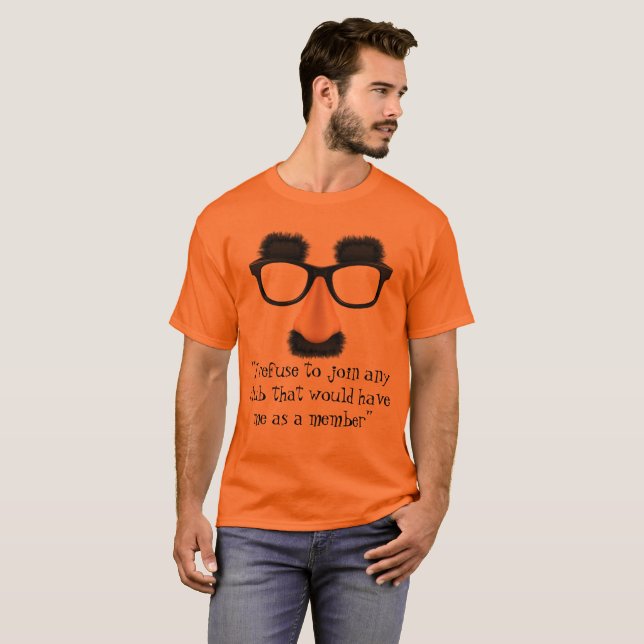 Groucho Marx klubbT-tröja - Groucho Tee (Hel framsida)