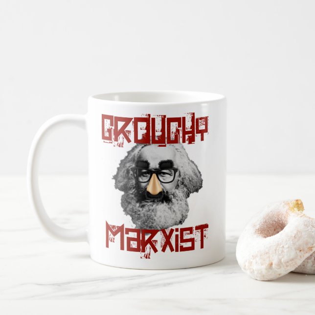 Grouchy Marxist Kaffemugg (Med munk)
