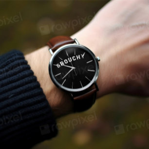Grouchy Mood Roligt Citat Urklocka Armbandsur