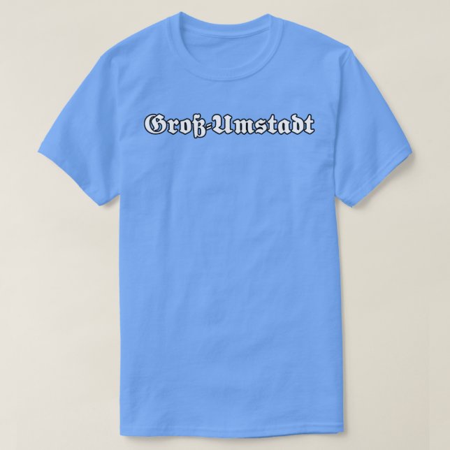 GroUmstadt skriven med ett snyggt teckensnitt T Shirt (Design framsida)