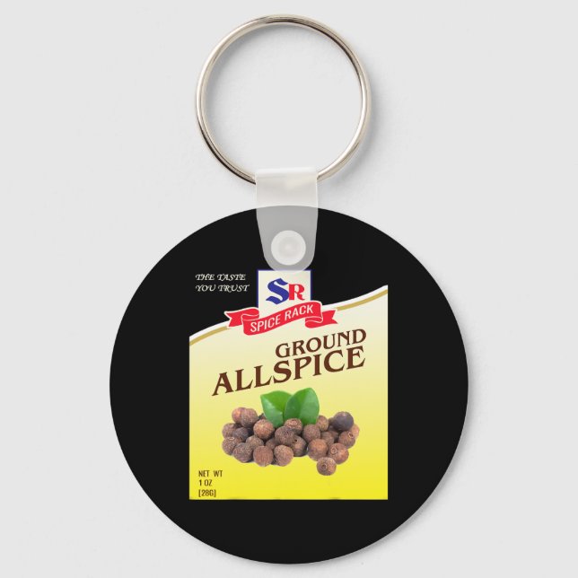 Ground Allspice Halloween Costume Unique Roligt Fo Nyckelring (Framsida)