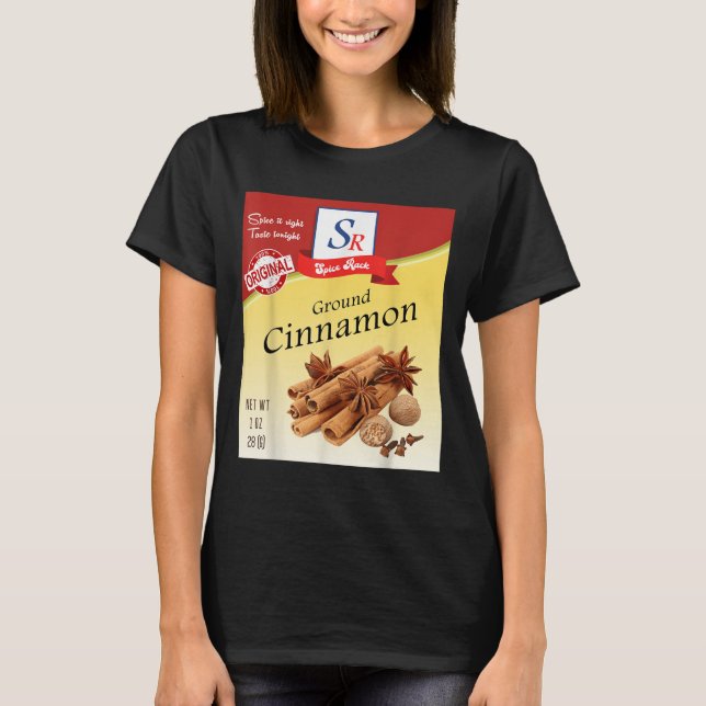 Ground Cinnamon Sce Condiment Costume Holiday Sce  T Shirt (Framsida)