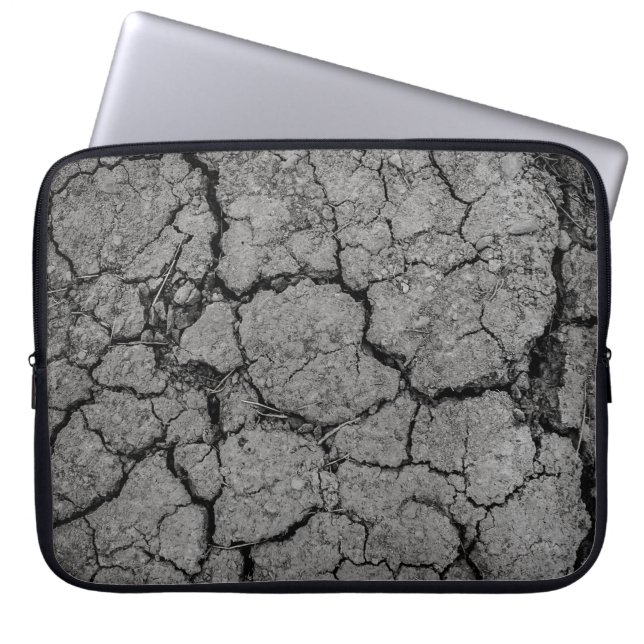 Ground grått - torka torr laptop fodral (Framsidan)