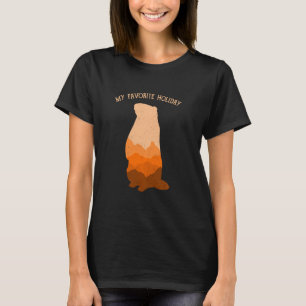 Ground Hog Day Dekorations Costume Woodchuck T Shirt